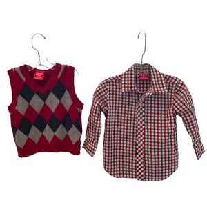 IZOD shirt and sweater vest